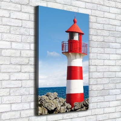 Tableau toile imprimée Phare