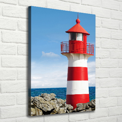 Tableau toile imprimée Phare