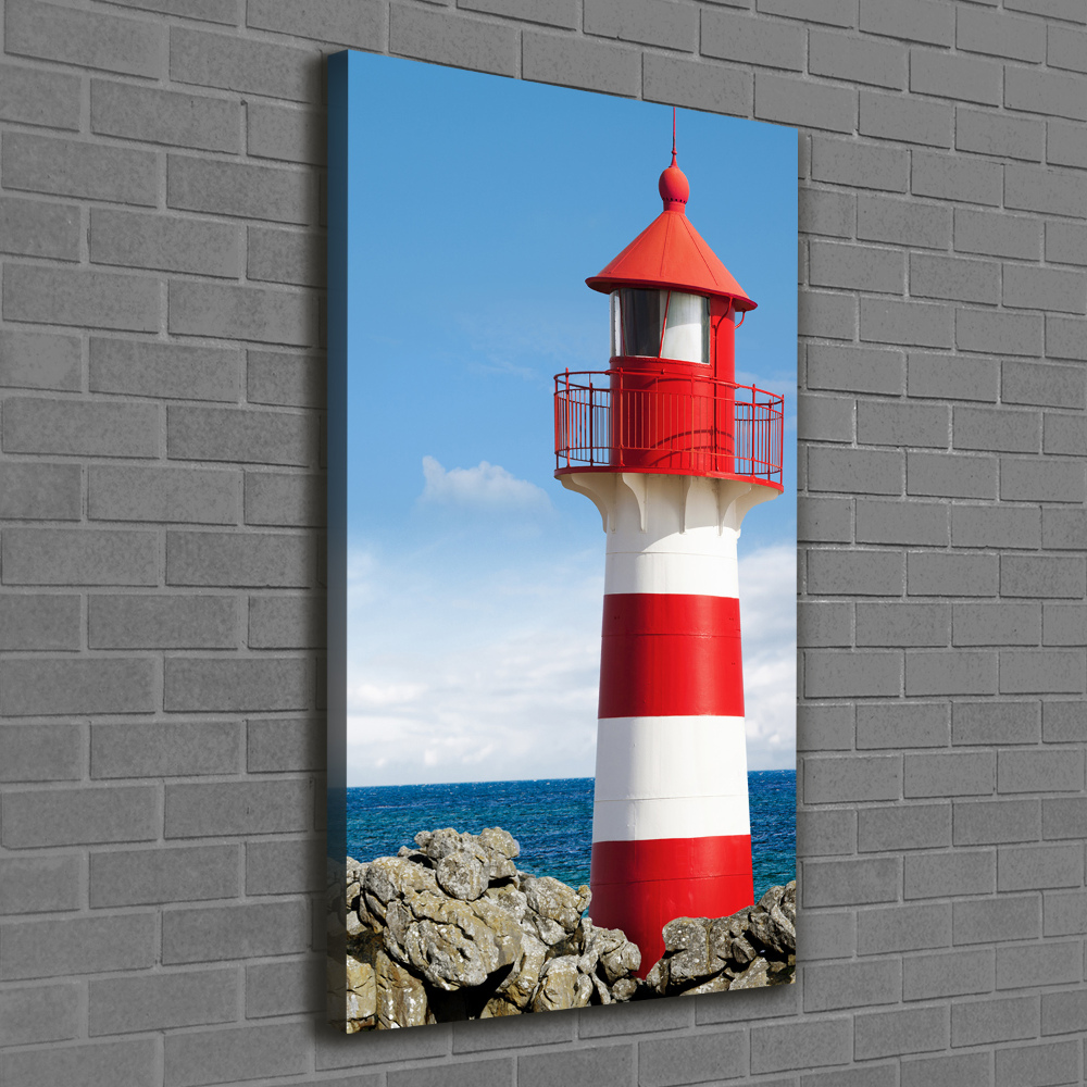 Tableau toile imprimée Phare