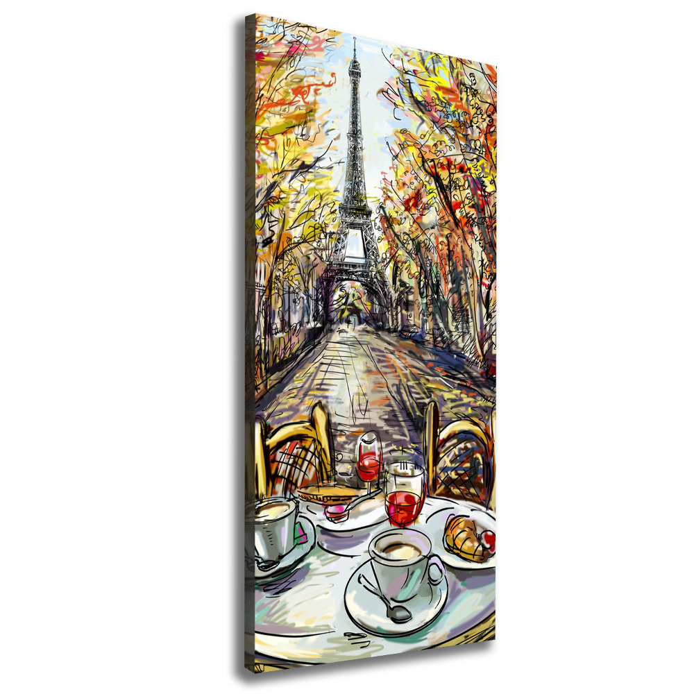 Tableau sur toile Petit déjeuner à Paris