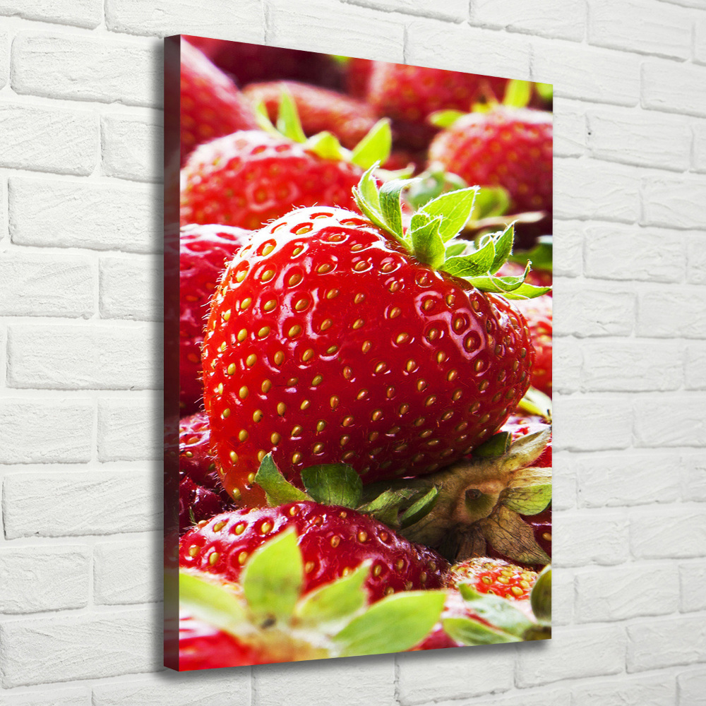 Tableau photo sur toile Fraises rouges