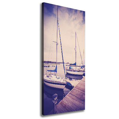 Tableau toile imprimée Yachts