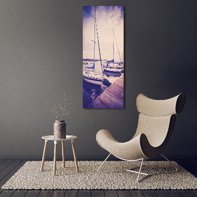 Tableau toile imprimée Yachts