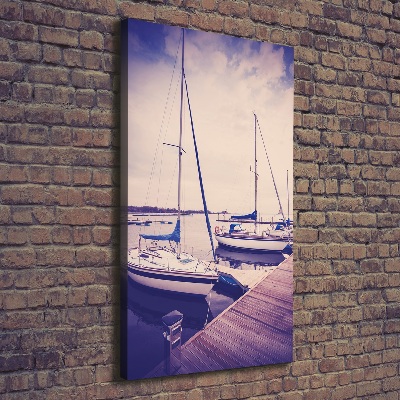 Tableau toile imprimée Yachts