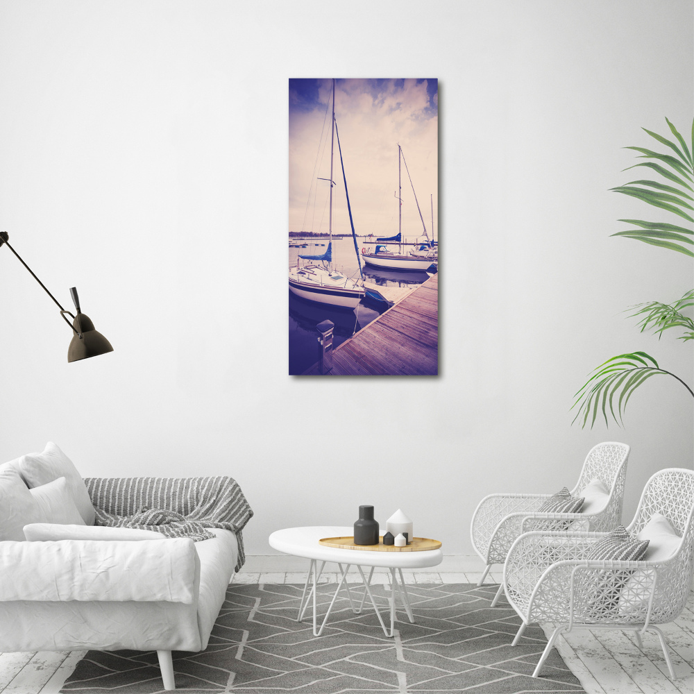 Tableau toile imprimée Yachts