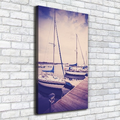 Tableau toile imprimée Yachts