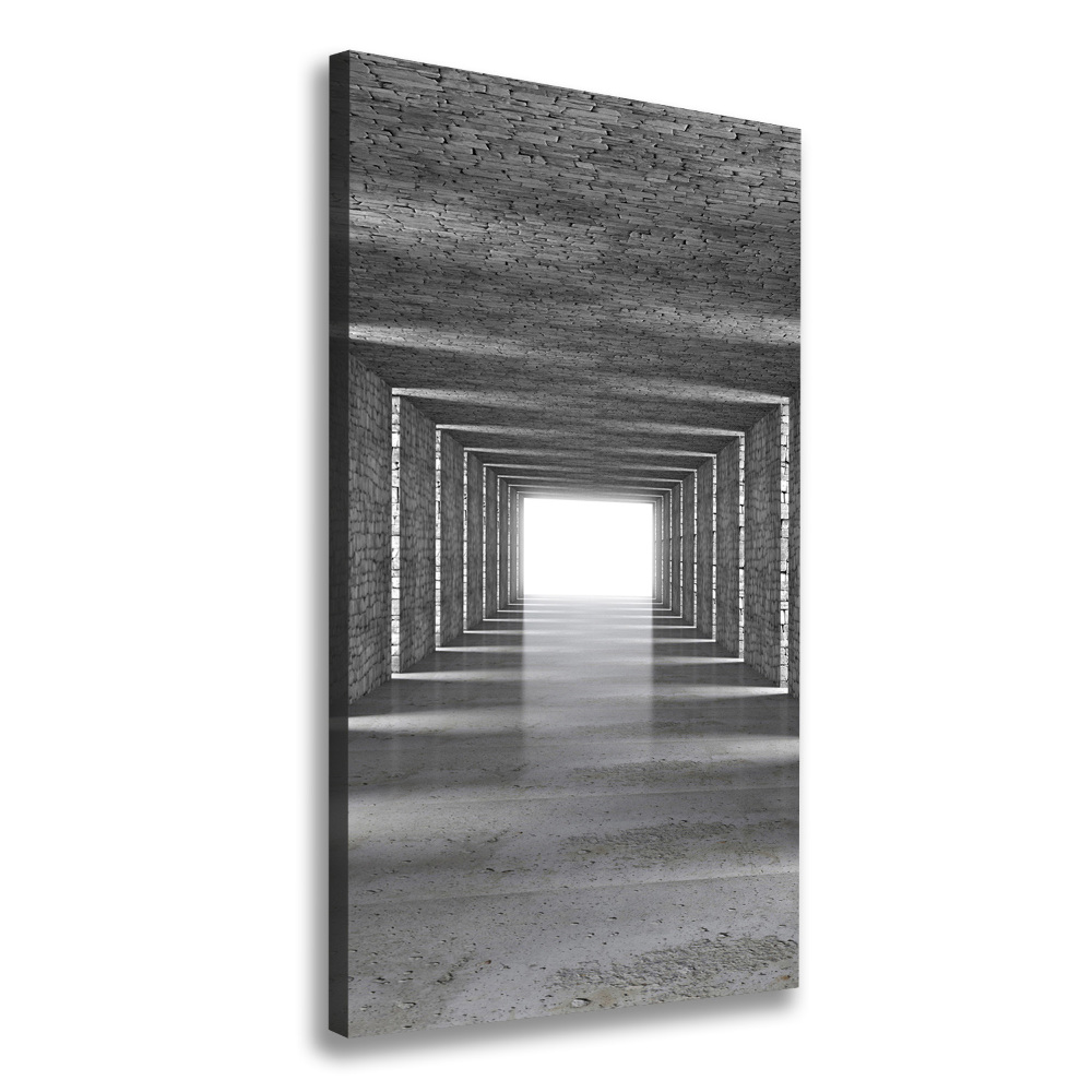 Tableau photo sur toile Tunnel en brique