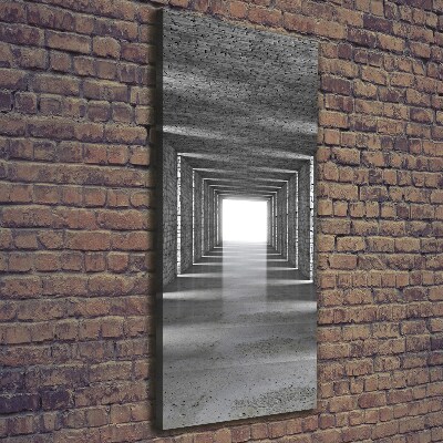 Tableau photo sur toile Tunnel en brique