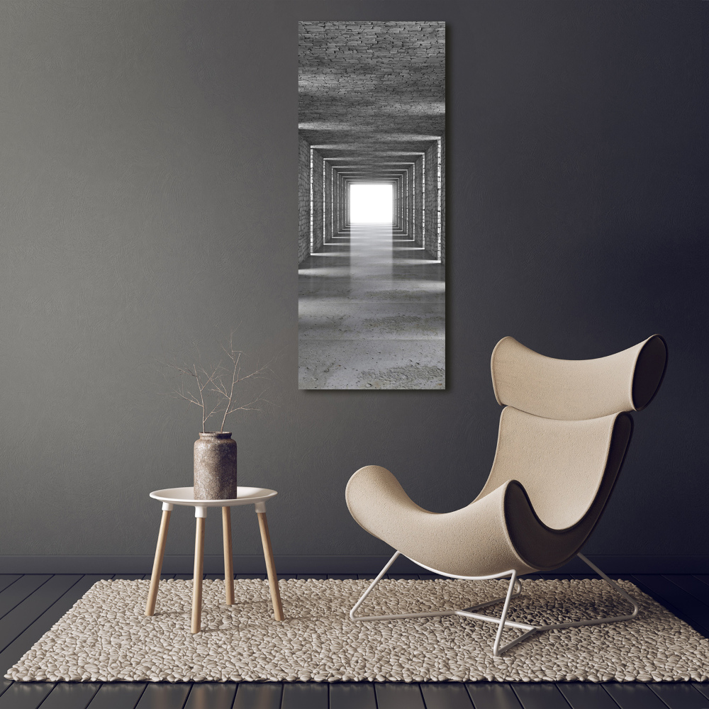 Tableau photo sur toile Tunnel en brique