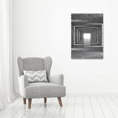 Tableau photo sur toile Tunnel en brique