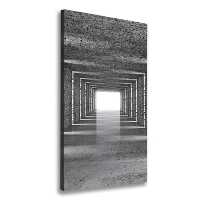 Tableau photo sur toile Tunnel en brique