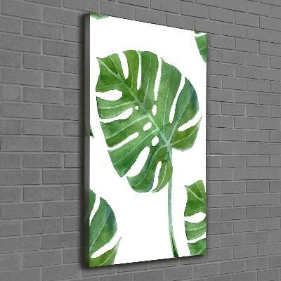 Tableau imprimé sur toile Monstera