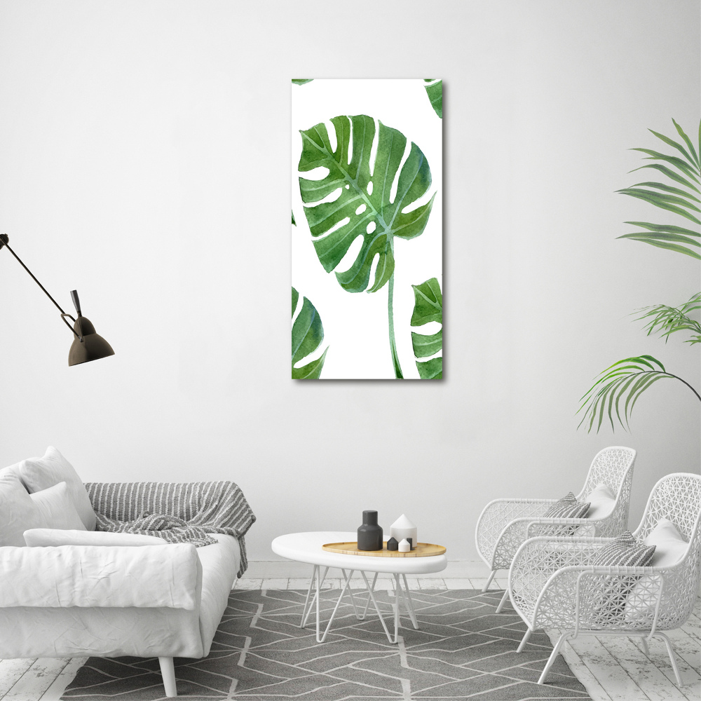 Tableau imprimé sur toile Monstera