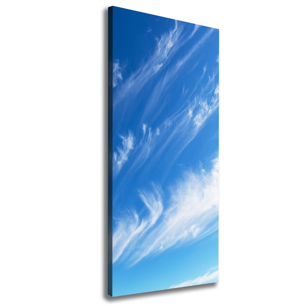 Tableau sur toile Nuages dans le ciel bleu