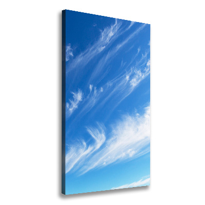 Tableau sur toile Nuages dans le ciel bleu