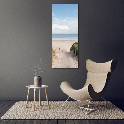 Tableau sur toile Sentier vers les plages