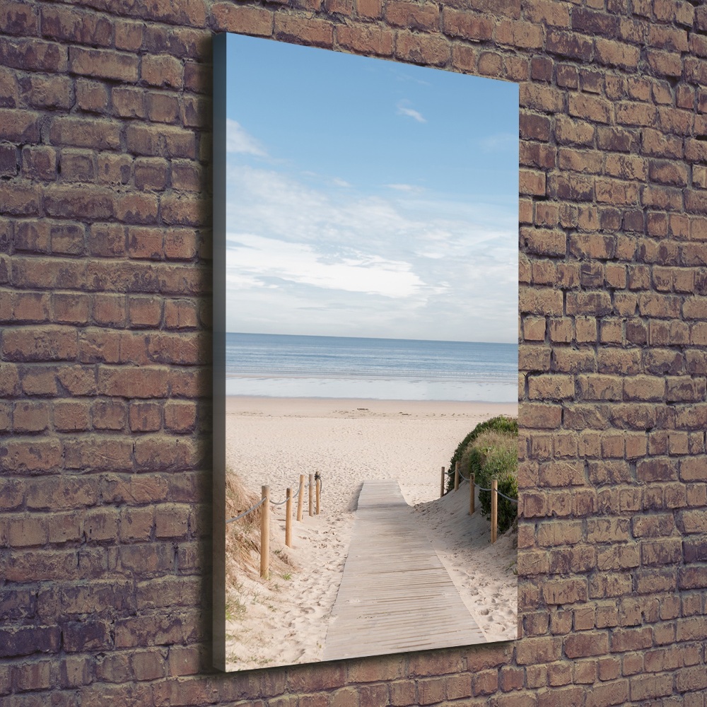 Tableau sur toile Sentier vers les plages