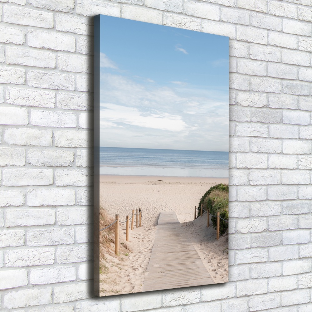 Tableau sur toile Sentier vers les plages