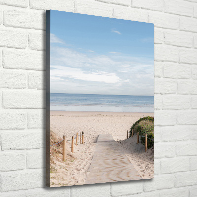 Tableau sur toile Sentier vers les plages