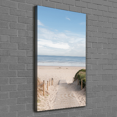 Tableau sur toile Sentier vers les plages