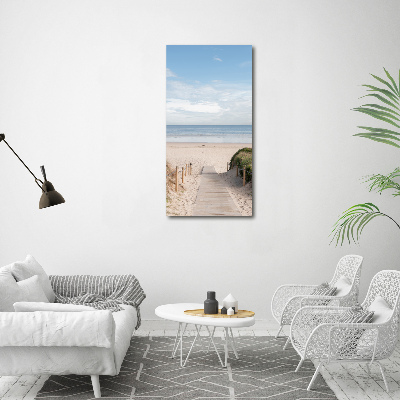 Tableau sur toile Sentier vers les plages