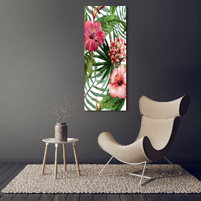 Tableau photo sur toile Motif hawaïen