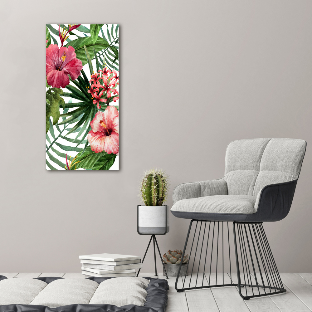 Tableau photo sur toile Motif hawaïen