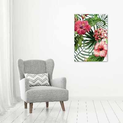 Tableau photo sur toile Motif hawaïen