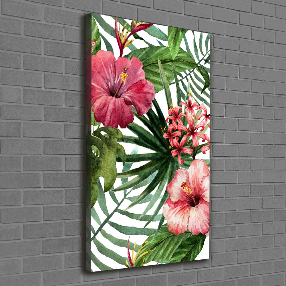 Tableau photo sur toile Motif hawaïen