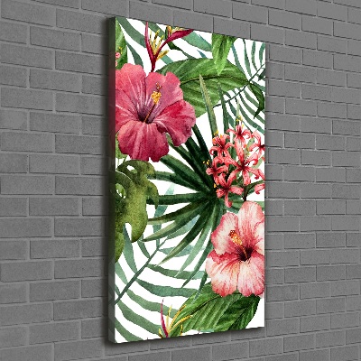 Tableau photo sur toile Motif hawaïen