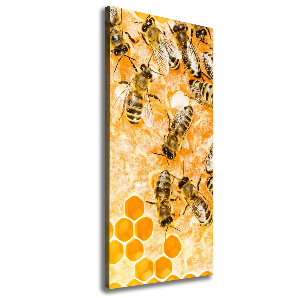 Tableau sur toile Abeilles de travail