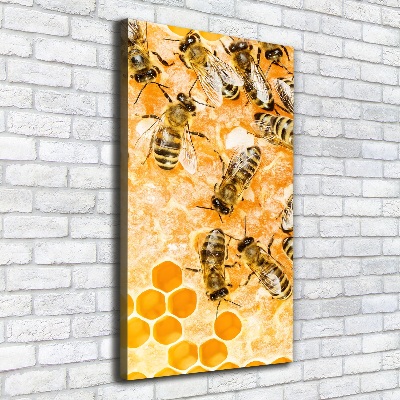 Tableau sur toile Abeilles de travail