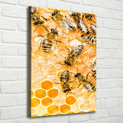 Tableau sur toile Abeilles de travail