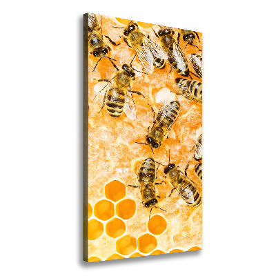 Tableau sur toile Abeilles de travail