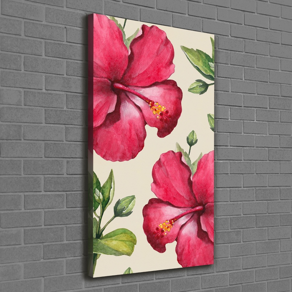 Tableau photo sur toile Les fleurs hawaïennes