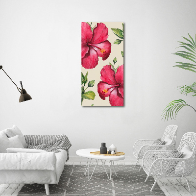 Tableau photo sur toile Les fleurs hawaïennes