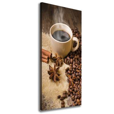 Tableau mural sur toile Une tasse de café aromatique