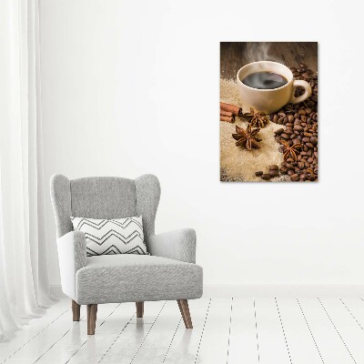 Tableau mural sur toile Une tasse de café aromatique