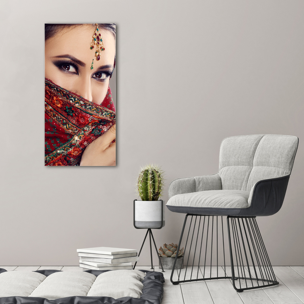 Tableau photo sur toile Femme indienne