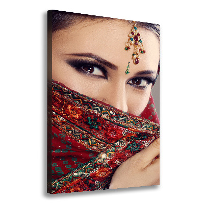 Tableau photo sur toile Femme indienne