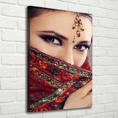 Tableau photo sur toile Femme indienne