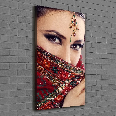 Tableau photo sur toile Femme indienne