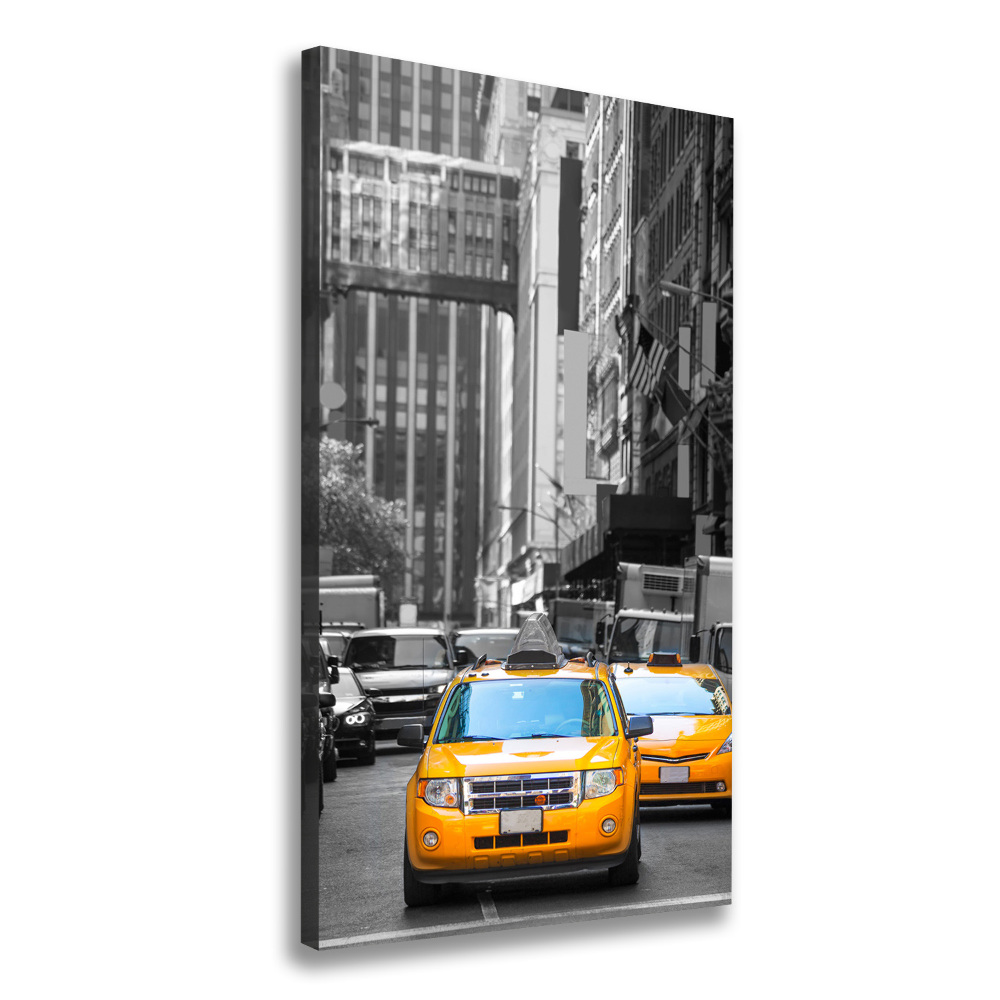 Tableau imprimé sur toile Taxis New York