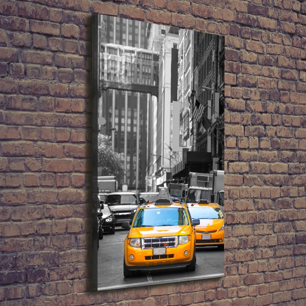 Tableau imprimé sur toile Taxis New York