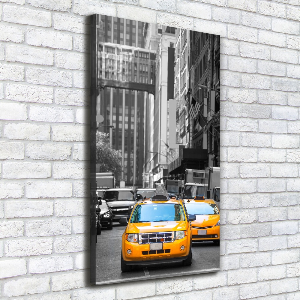 Tableau imprimé sur toile Taxis New York