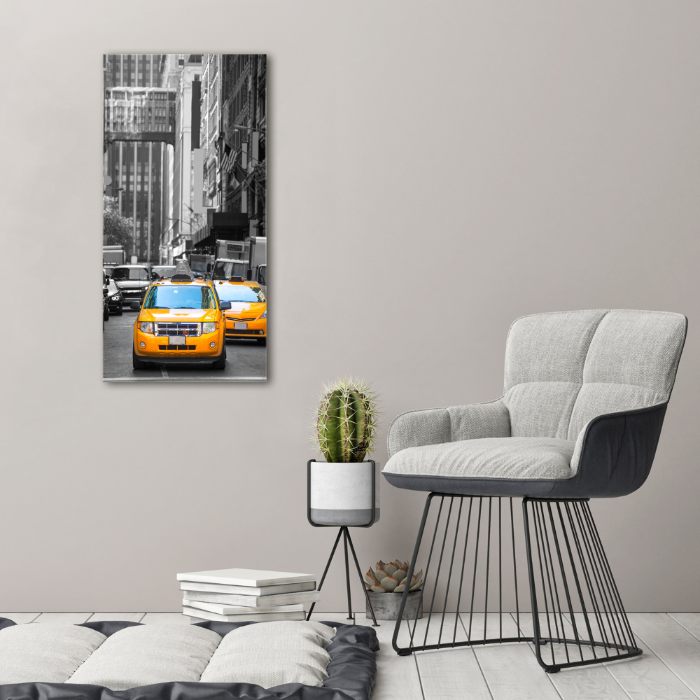 Tableau imprimé sur toile Taxis New York