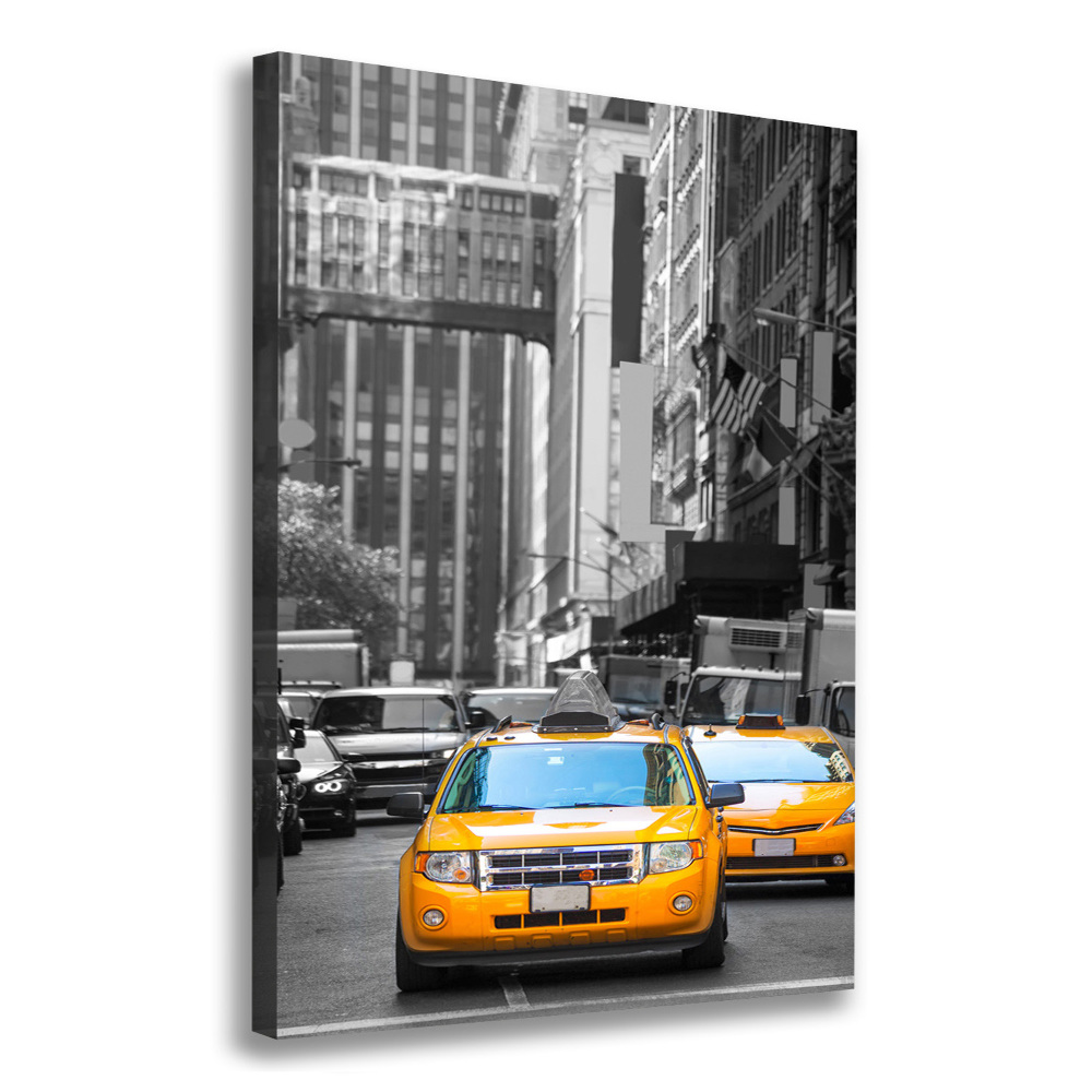 Tableau imprimé sur toile Taxis New York