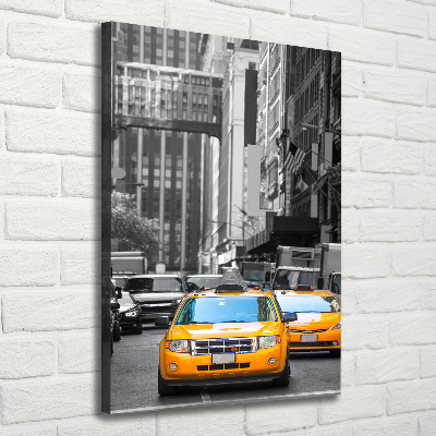 Tableau imprimé sur toile Taxis New York