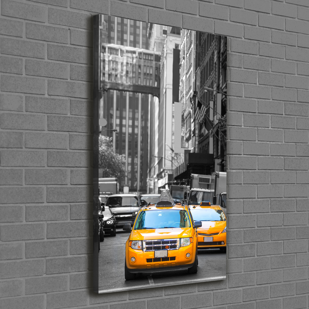 Tableau imprimé sur toile Taxis New York