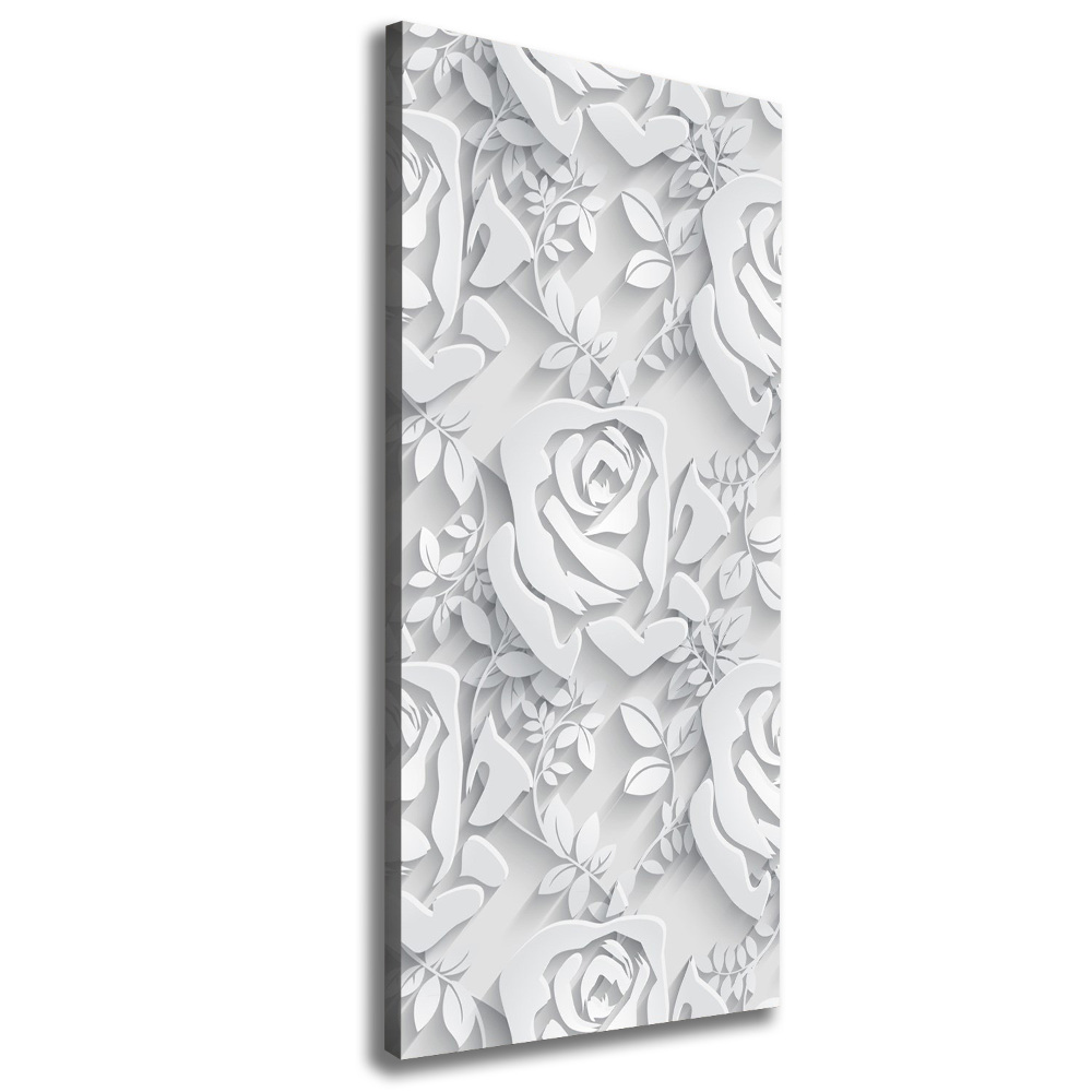 Tableau toile imprimée Roses plantes